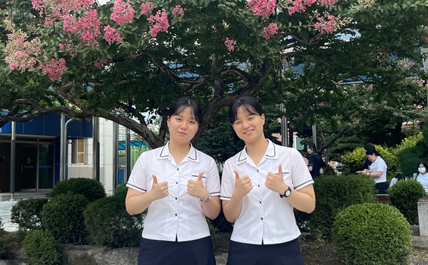 ▲ 2026년 대전여상 쌍둥이 자매 공공기관 동시 합격 관련 사진.ⓒ대전시교육청