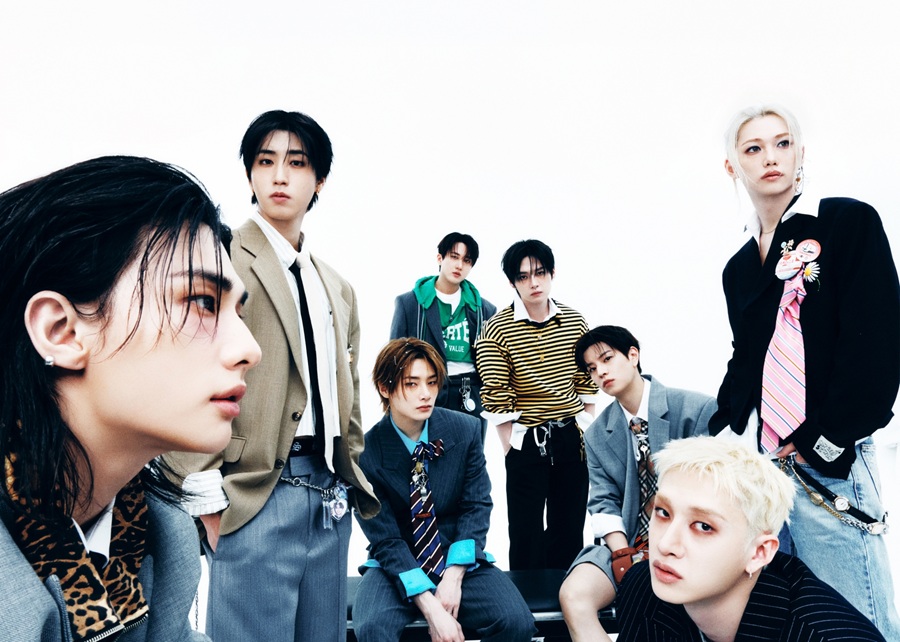 ▲ 그룹 스트레이 키즈. ⓒJYP엔터테인먼트