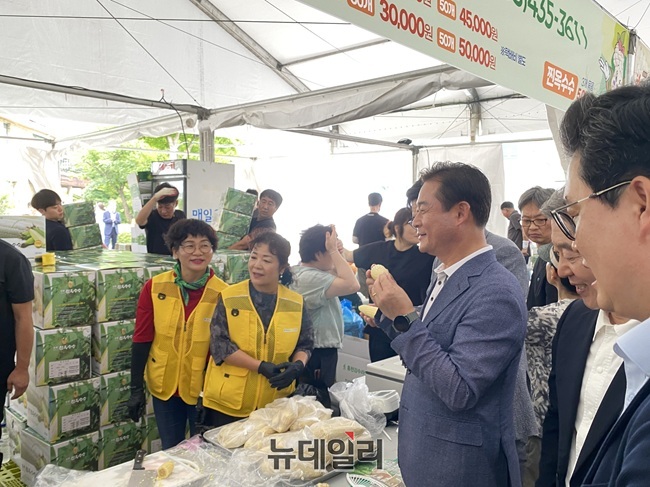 ▲ 신영재 군수는 
