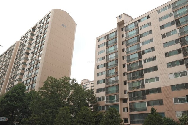 ▲ 이재명 대통령이 1998년 매입한 경기 성남시 분당 아파트 전경ⓒ네이버 지도