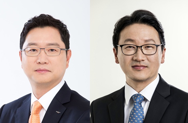 ▲ 일동제약 윤웅섭 대표이사 회장(좌)과 이재준 대표이사 사장. ⓒ일동제약