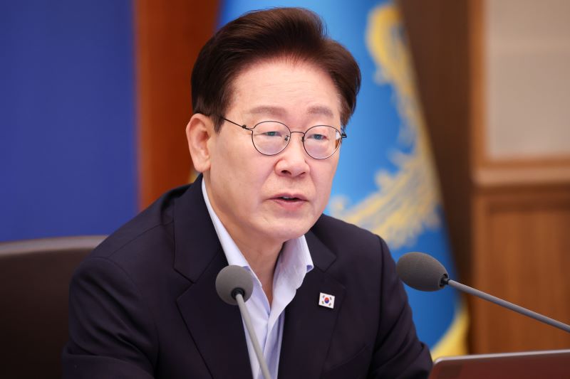 ▲ 이재명 대통령이 21일 청와대에서 열린 국무회의에서 발언하고 있다. ⓒ뉴시스