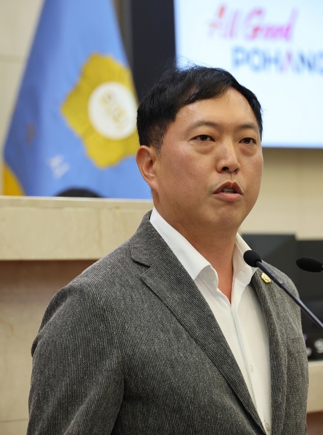 ▲ 정원석 의원.ⓒ포항시의회