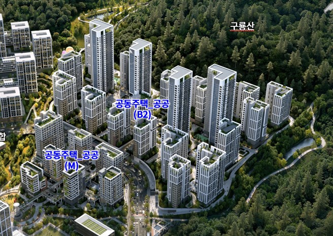 ▲ 강남구 개포동 구룡마을 재개발 조감도. ⓒ서울시