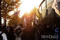 [포토]한미 FTA 반대시위대