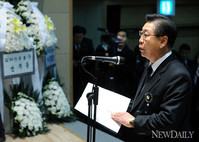 [포토] 故 박태준 명예회장 영결식- 정준양 포스코회장 조사