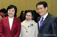 [포토] 박영선, 문성근 '지지자들과 함께'