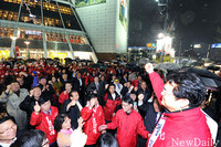 [4·11총선-포토] 정진석 후보, 마지막 선거 유세