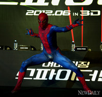 [포토] 한국에 나타난 '어메이징 스파이더맨'