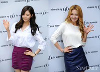 [포토] '나인식스뉴욕' 소녀시대 서현-효연, '소녀들의 손인사!!'