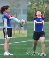 [포토] 여자럭비국가대표팀 상비군의 '럭비공' 이해하기