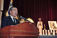 [포토] '이승만박사 47주기추모식' 에 참석한 '이기수' 기념사업회장