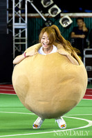 [포토]'S3 아이돌 빅매치' 나인뮤지스 민하, '앞으로 가기 너무 힘드네~!!'