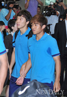 [포토] 올림픽 축구대표팀 '백성동 선수만 땀 흘려?'