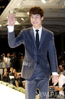 [포토] '점쟁이들' 이제훈, '입소전 마지막 제작발표회'