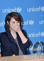[포토] 유니세프특별대표에 임명된 영화배우 '김혜수'