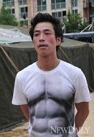 [포토] T24페스티벌, 24인용 군용텐트 혼자치기.. 성공!!