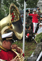 [포토] 통합화력전투훈련, 군악대의 축하 공연!!