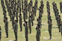 [포토] 건군 제64주년, 특공무술 시범 행사