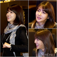 [포토] 변하지는 않는 미모 김혜진, '유리 쇼케이스 축하왔어요!!'