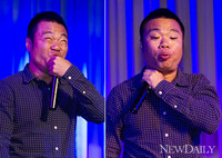 [포토] 정종철, '언제봐도 신기한 개인기..유리 쇼케이스 지원사격'