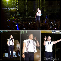 [포토] 싸이, '진정한 국제가수의 무대!!'