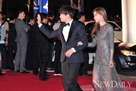 [포토]부산국제영화제, 지성-김아중 등장에 시선집중