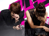 [포토] '자칼이 온다' 김재중-송지효, '웃는 모습까지 같은 선남선녀'