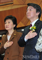 [포토]김대중 기념사업토론회, '박근혜-안철수' 후보 참석..