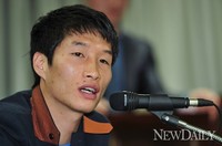 [포토]런던올림픽 복싱 은메달리스트 한순철, 모교에서 강연자리 가져..