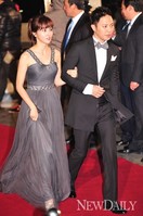 [포토]청룡영화상, '한혜진-진구' 동시 입장