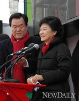 [포토]D-14, 여수, 순천 시장 방문한 박근혜 후보