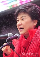 [포토]D-12, 서울권 유세 나선 박근혜 후보