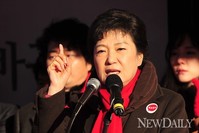 [포토]D-11, 서울 유세 나선 박근혜 후보