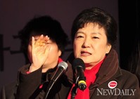 [포토]D-11, 서울 지지 호소하는 박근혜 후보