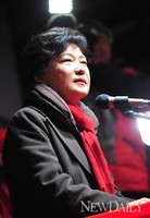 [포토]D-8, 5개월 만에 영등포 다시 찾은 박근혜 후보