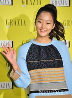 [포토]그라치아, 밝은 모습의 모델 강승현