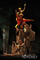 [포토]'거울공주 평강이야기' 아카펠라와 아크로바틱이 만나다.