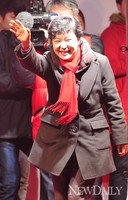 [포토]D-5, 공식선거운동 19일차 신촌 찾은 박근혜 후보