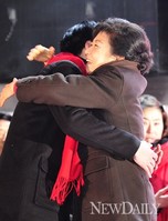 [포토]D-2, 일산 문화광장 찾은 박근혜 후보