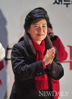 [포토]D-2, 일산문화공원 찾은 박근혜 후보