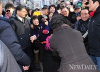 [포토]D-2, 화답하는 박근혜 후보