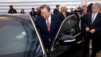 UN 반기문 총장, ‘에쿠스 리무진’ 탄다!
