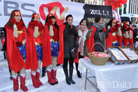 [포토]박지영-최희-정인영  'KBS W 개국 했어요~!'