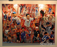 [포토]'함영훈 개인전' 그림으로 보는 스포츠 스타들