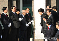 [포토]대통령직인수위, 현판식에 참석한 박근혜 당선인