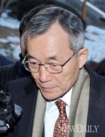 [포토]인수위로 들어오는 곽병선 인수위원