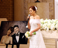 [포토] ‘결혼’ 소유진, “내 눈엔 신랑이 최고로 멋져요!”