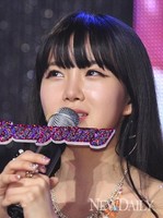 [포토]레인보우, 조현영 '성대수술 한동안 힘들었어요~'