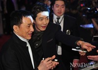 [포토]차이니즈조디악, 방한한 '성룡'..권상우가 에스코트